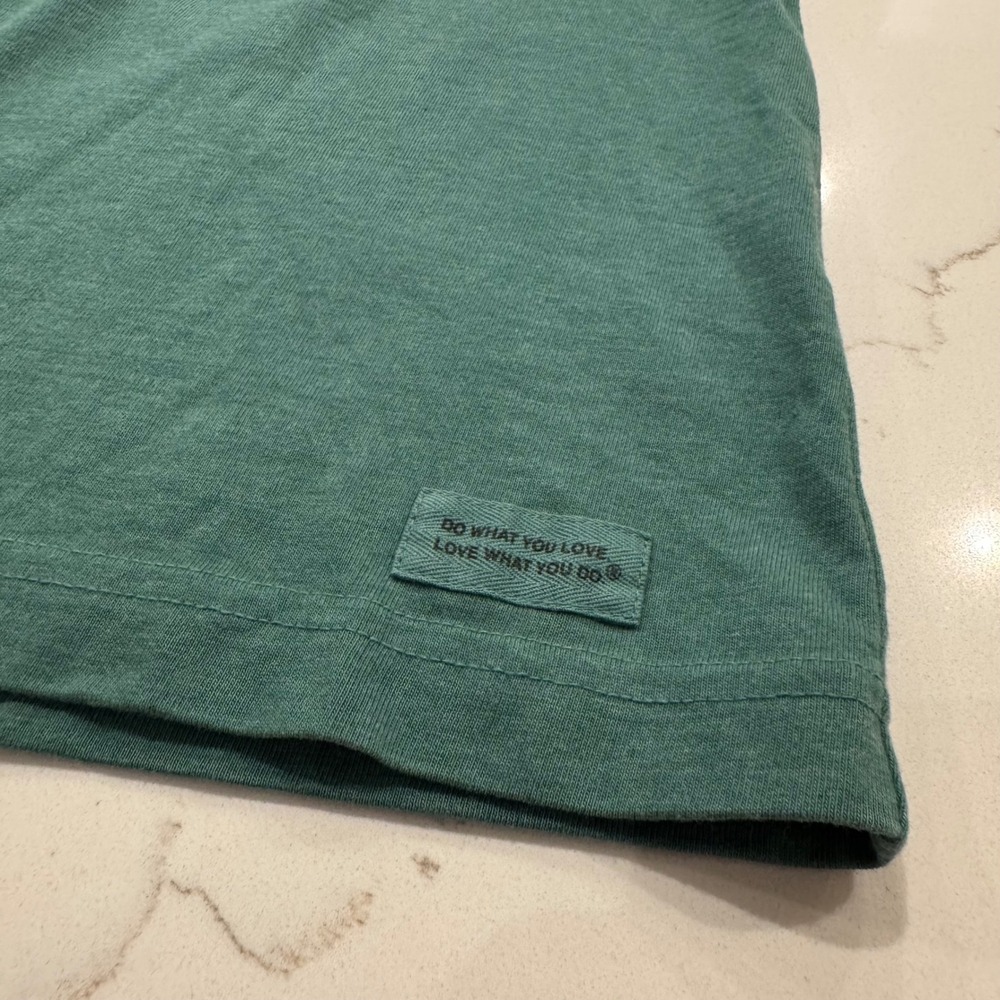 Life is Good Mens Crusher Tee XXL Green Long Sleeve Graphic T-Shirt Pessimistic - Picture 7 of 10